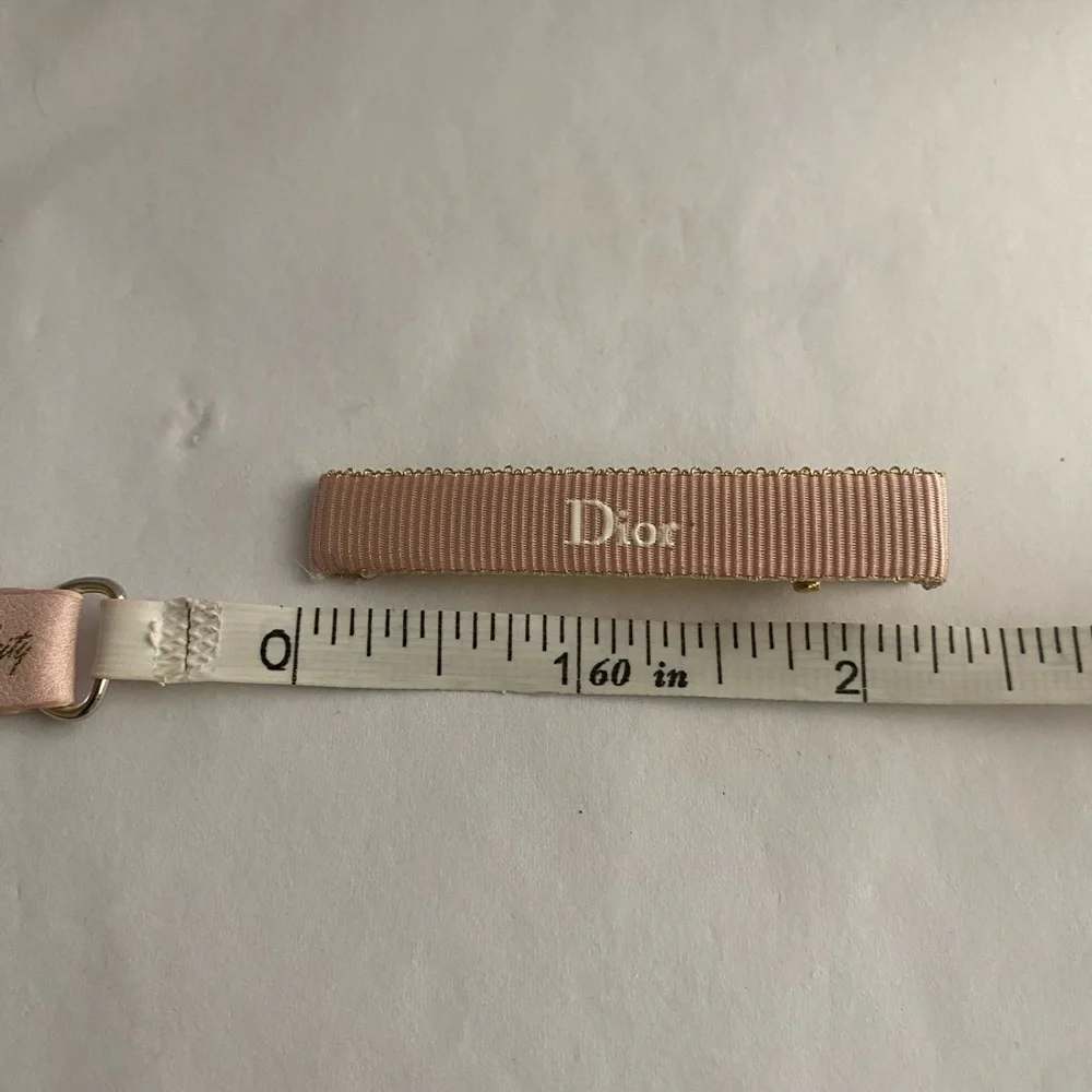 Blush Pink Ribbon Hairclips